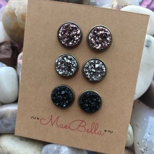 3 set Druzy